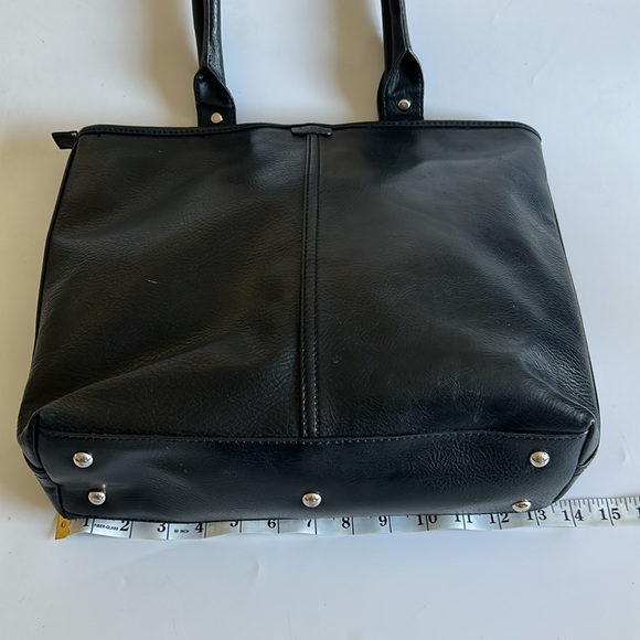 Aldo Black Soft Faux Leather Tote Bag - Picture 11 of 16